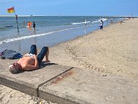 Nordsee 2017 Joerg (72)  die Sonne geniesen